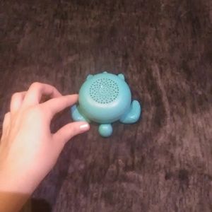 Turquoise turtle speaker